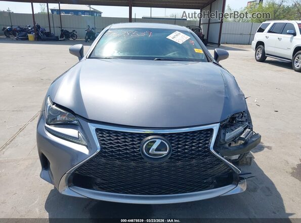 JTHHA5BC2H5005251 2017 LEXUS RC 200T Gray Սարքավորումների վահանակի տեսք