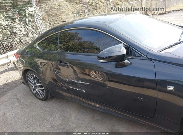 JTHHA5BC2H5005752 2017 LEXUS RC 200T Black Вид задньої частини салону