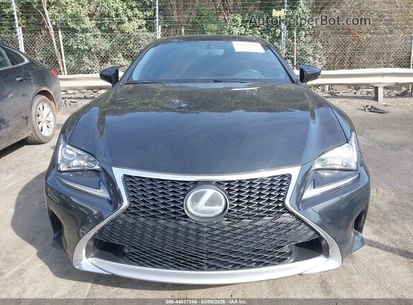JTHHA5BC2H5005752 2017 LEXUS RC 200T Black Вид щитка приладів