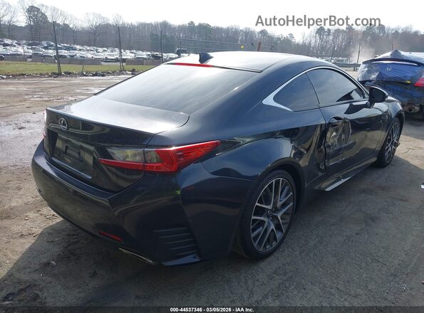 JTHHA5BC2H5005752 2017 LEXUS RC 200T Black Задня права чверть