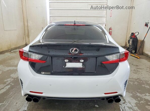 JTHHA5BC2H5006190 2017 LEXUS RC White Widok z tyłu