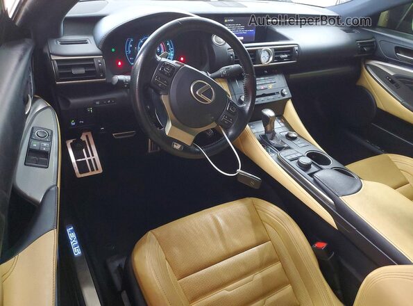 JTHHA5BC2H5006190 2017 LEXUS RC White Widok deski rozdzielczej
