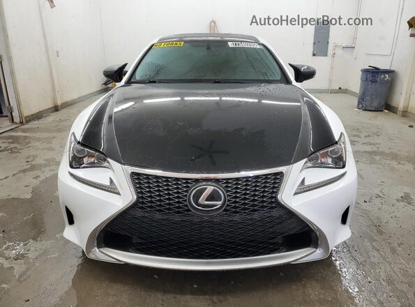 JTHHA5BC2H5006190 2017 LEXUS RC White Widok naklejki z numerem VIN