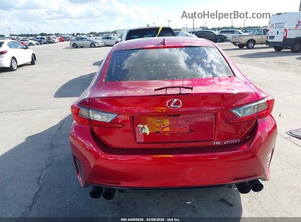 JTHHA5BC7G5002151 2016 LEXUS RC 200T Темно-бордовый 
