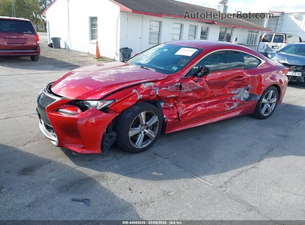 JTHHA5BC7G5002151 2016 LEXUS RC 200T Темно-бордовый Передняя левая четверть