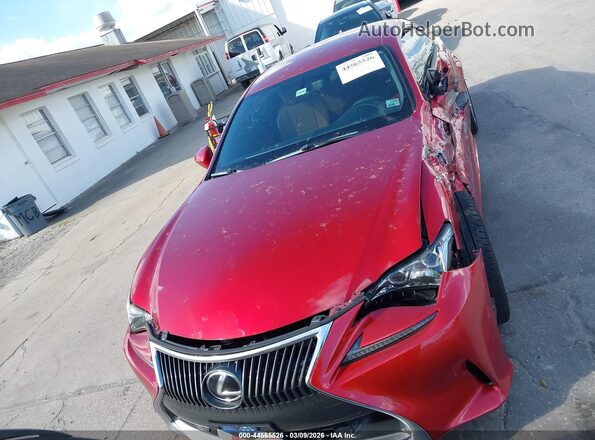 JTHHA5BC7G5002151 2016 LEXUS RC 200T Темно-бордовый Вид щитка приборов