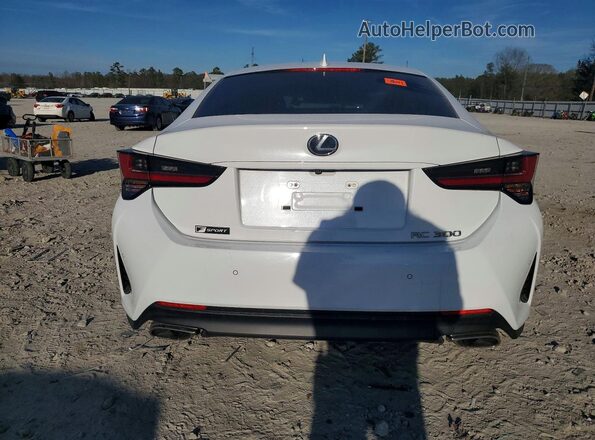 JTHHA5BC7K5009089 2019 LEXUS RC White Հետևի տեսք