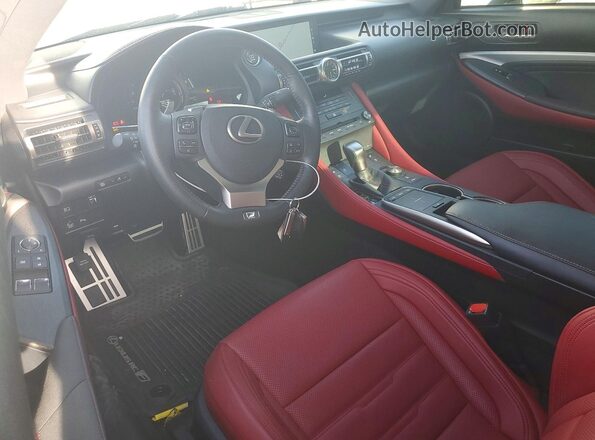 JTHHA5BC7K5009089 2019 LEXUS RC White Առջևի վահանակի տեսք