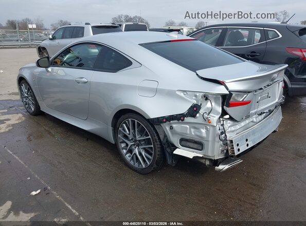 JTHHA5BC8H5005450 2017 LEXUS RC 200T Silver Trasero izquierdo