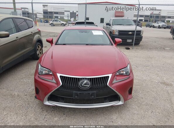 JTHHA5BC8J5008726 2018 LEXUS RC 300 Red Սարքավորումների վահանակի տեսք