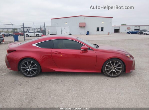 JTHHA5BC8J5008726 2018 LEXUS RC 300 Red Սալոնի հետևի տեսք