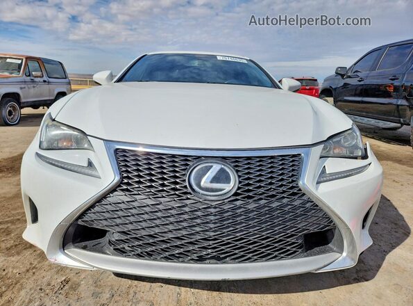 JTHHA5BC9G5003513 2016 LEXUS RC White Widok z przodu