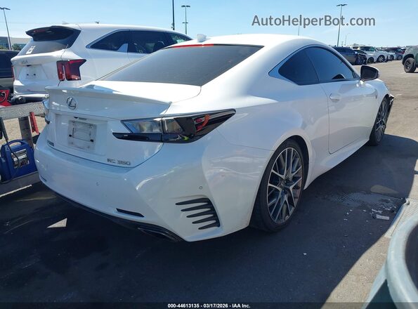 JTHHE5BC4G5013337 2016 LEXUS RC 350 White Rear right