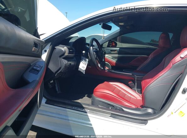 JTHHE5BC4G5013337 2016 LEXUS RC 350 White Front interior view