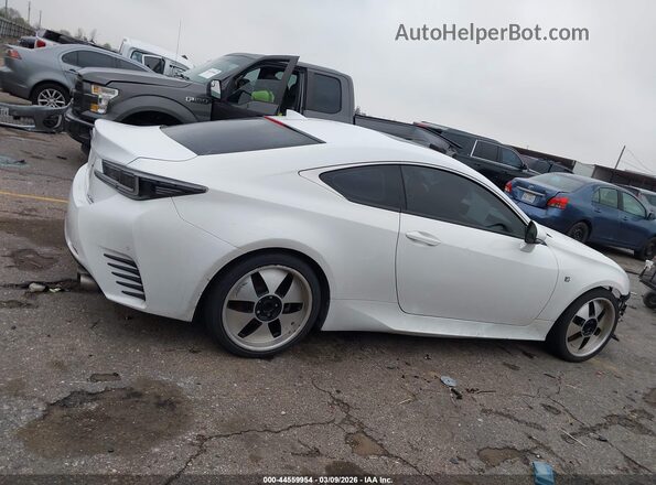 JTHHE5BC5G5014058 2016 LEXUS RC 350 White Rear interior view