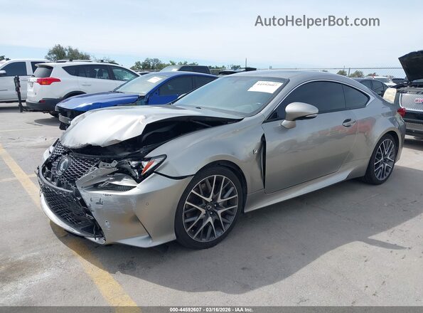 JTHHE5BC5G5014545 2016 LEXUS RC 350 Gray Front left