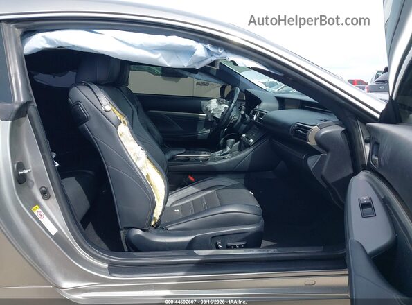 JTHHE5BC5G5014545 2016 LEXUS RC 350 Gray Front interior view