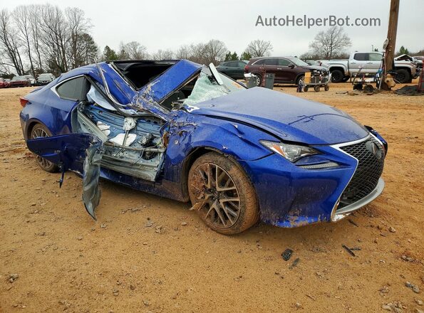 JTHHE5BC6G5013291 2016 LEXUS RC Blue Передня права чверть