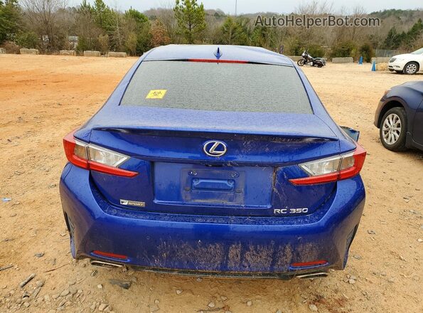 JTHHE5BC6G5013291 2016 LEXUS RC Blue Вид ззаду
