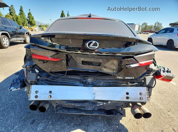 JTHHE5BC7G5011453 2016 LEXUS RC Black Հետևի տեսք