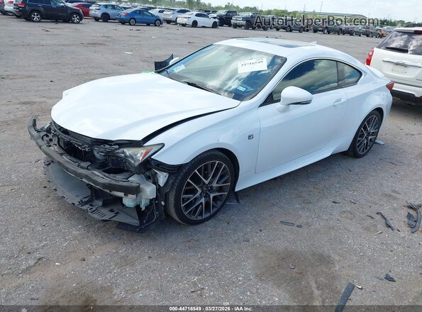 JTHHE5BC9G5012250 2016 LEXUS RC 350 White Vista tres cuartos delantera izquierda