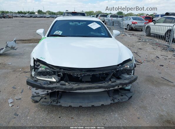 JTHHE5BC9G5012250 2016 LEXUS RC 350 White Vista interior trasera