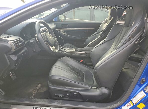 JTHHP5BC1H5006003 2017 LEXUS RC-F Blue Front interior view