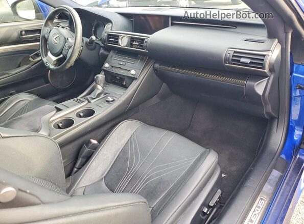 JTHHP5BC1H5006003 2017 LEXUS RC-F Blue Dashboard view