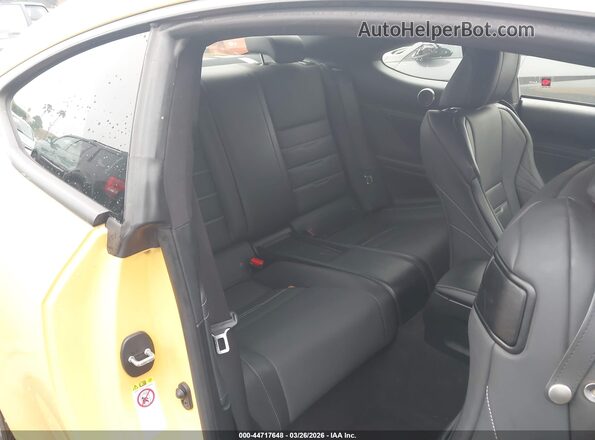 JTHHZ5BC0J5018465 2018 LEXUS RC 350 Yellow VIN კოდის სტიკერის ხედი
