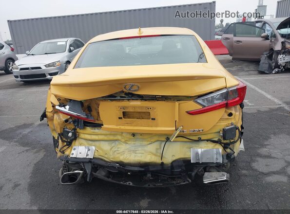JTHHZ5BC0J5018465 2018 LEXUS RC 350 Yellow 