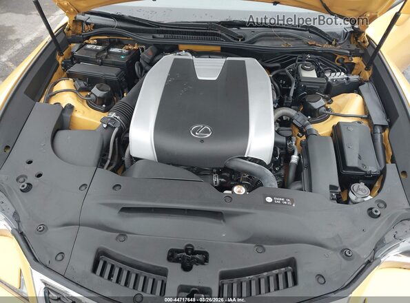 JTHHZ5BC0J5018465 2018 LEXUS RC 350 Yellow უკანა ხედი