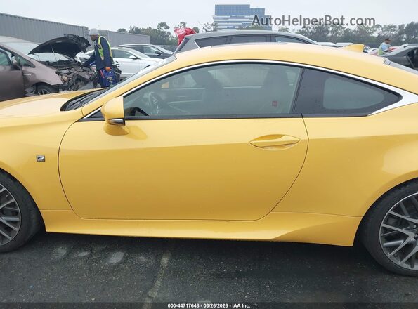 JTHHZ5BC0J5018465 2018 LEXUS RC 350 Yellow 