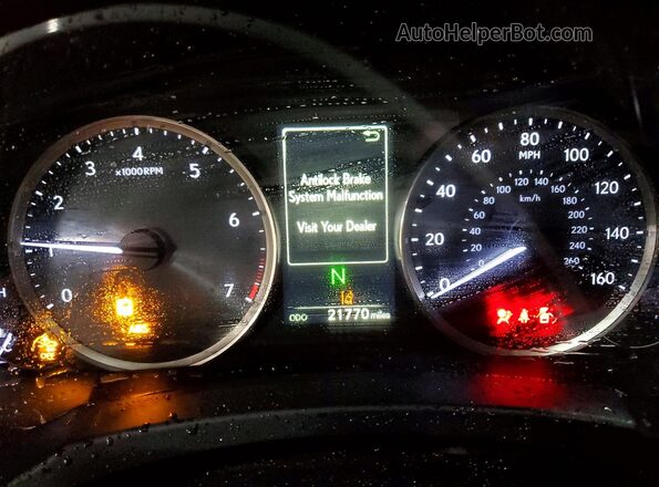 JTHHZ5BC1K5021585 2019 LEXUS RC Black Widok zestawu wskaźników