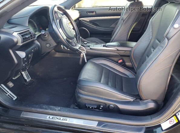 JTHHZ5BC7J5018768 2018 LEXUS RC Black Vista interior delantera