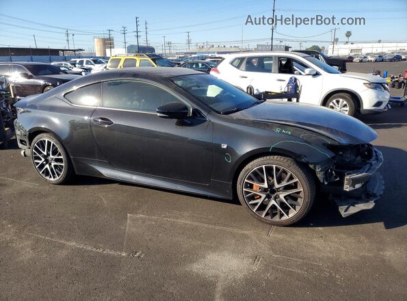 JTHHZ5BC7J5018768 2018 LEXUS RC Black Delantero derecho
