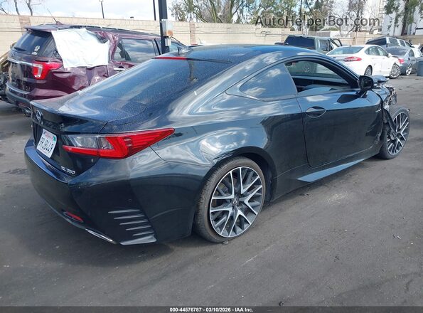 JTHHZ5BC9J5019081 2018 LEXUS RC 350 Black უკანა მარჯვენა