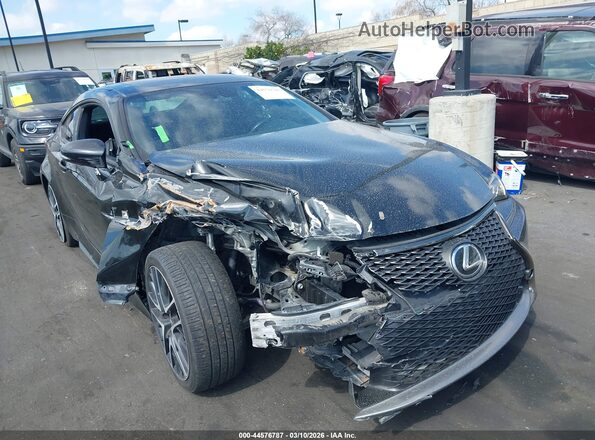 JTHHZ5BC9J5019081 2018 LEXUS RC 350 Black წინა ხედი