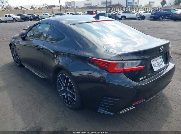 JTHHZ5BC9J5019081 2018 LEXUS RC 350 Black უკანა მარცხენა