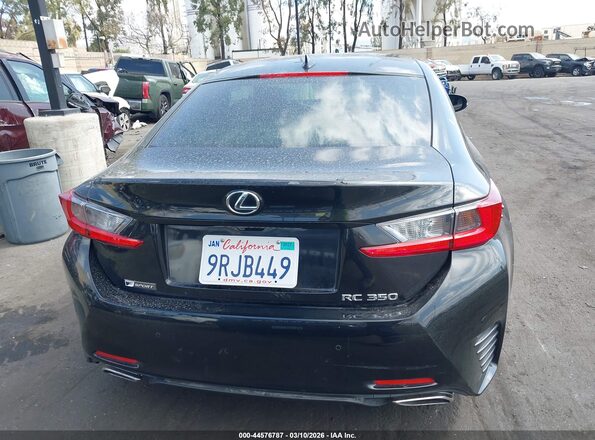 JTHHZ5BC9J5019081 2018 LEXUS RC 350 Black 