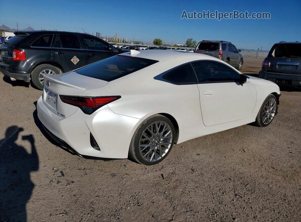 JTHHZ5BCXK5019396 2019 LEXUS RC White Задня права чверть