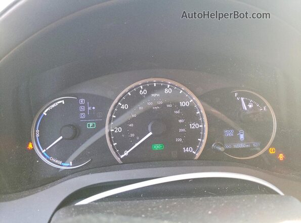 JTHKD5BH0G2260747 2016 LEXUS CT Black Instrument cluster view