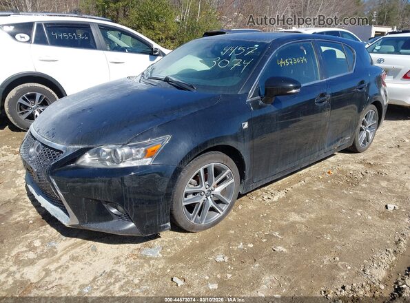 JTHKD5BH2G2276562 2016 LEXUS CT 200H Black წინა მარცხენა ხედი სამი მეოთხედიდან