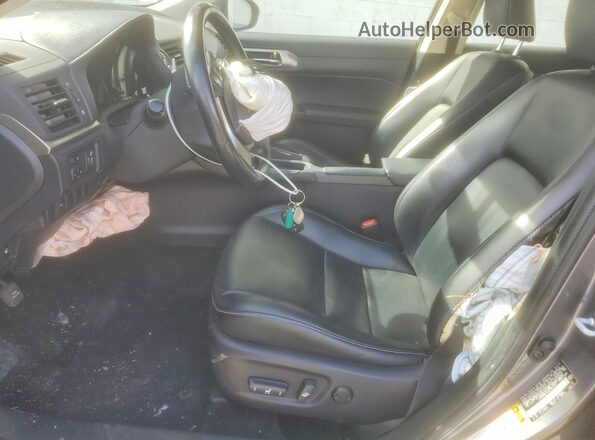 JTHKD5BH4H2298158 2017 LEXUS CT Gray Widok wnętrza z przodu