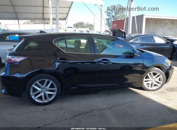 JTHKD5BHXG2263364 2016 LEXUS CT 200H Black Widok wnętrza z tyłu