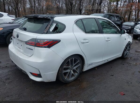 JTHKD5BHXG2266894 2016 LEXUS CT 200H Белый Задняя правая четверть