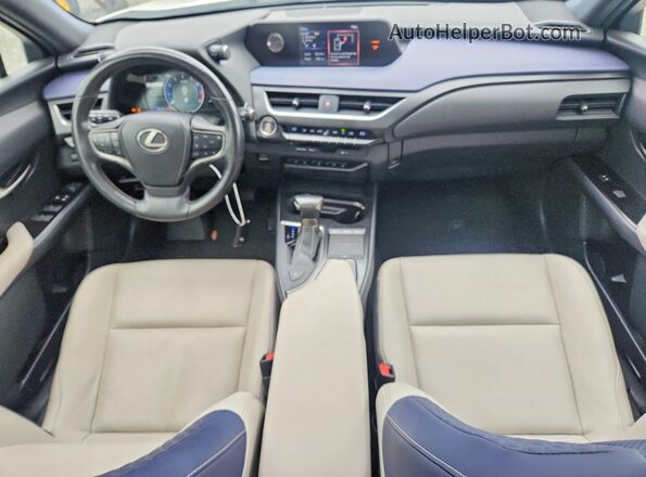 JTHP3JBH6L2023952 2020 LEXUS UX Белый Вид панели приборов