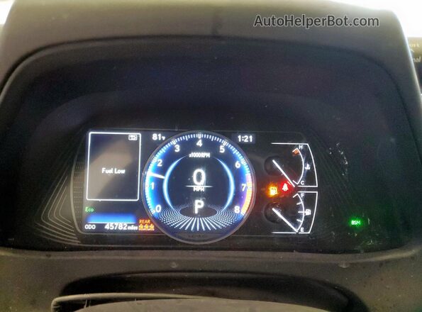 JTHP3JBHXL2031164 2020 LEXUS UX Silver Instrument cluster view