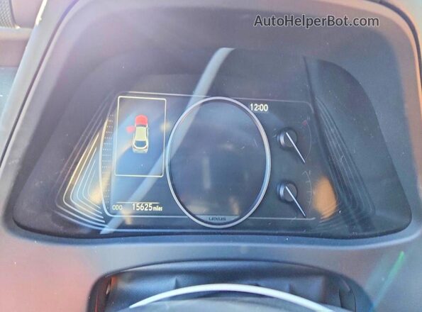 JTHP6JBH6R2174287 2024 LEXUS UX Silver Vista del cuadro de instrumentos