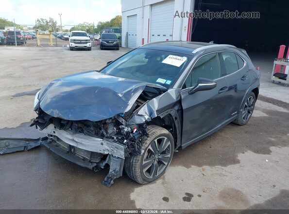JTHP9JBH2N2061308 2022 LEXUS UX 250H Gray Առջևի ձախ երեք քառորդ տեսարան