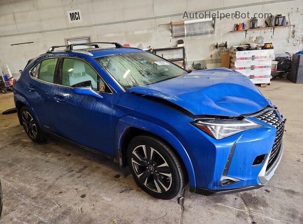 JTHP9JBH2N2061938 2022 LEXUS UX Blue Delantero derecho